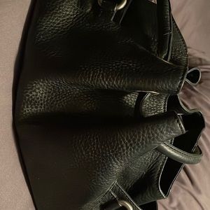 Cole Haan black leather shoulder bag